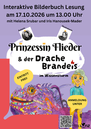 Prinzessin Flieder und der Drache Brandeis von Helena Srubar; Bild: Iris Hanoussek-Mader; Bild: Iris Hanoussek-Mader