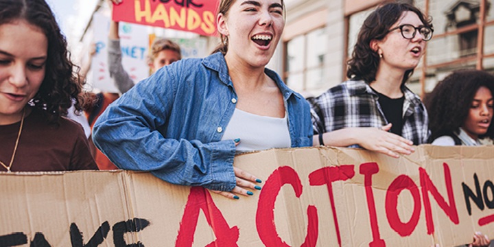 Geschichtereihe: Protest!; Grafik: Shutterstock / Jakob Lund